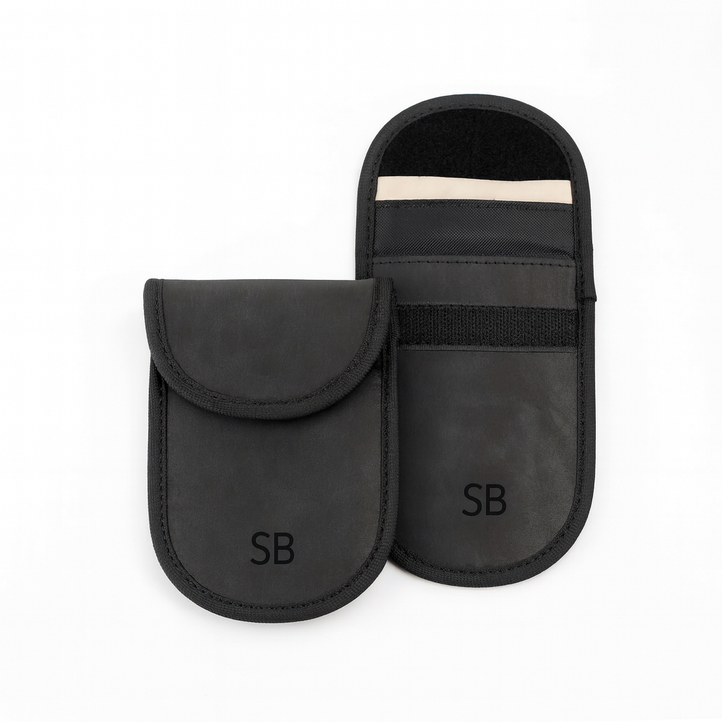 Signal Blox - Black Saffiano + RFID Protective Cases