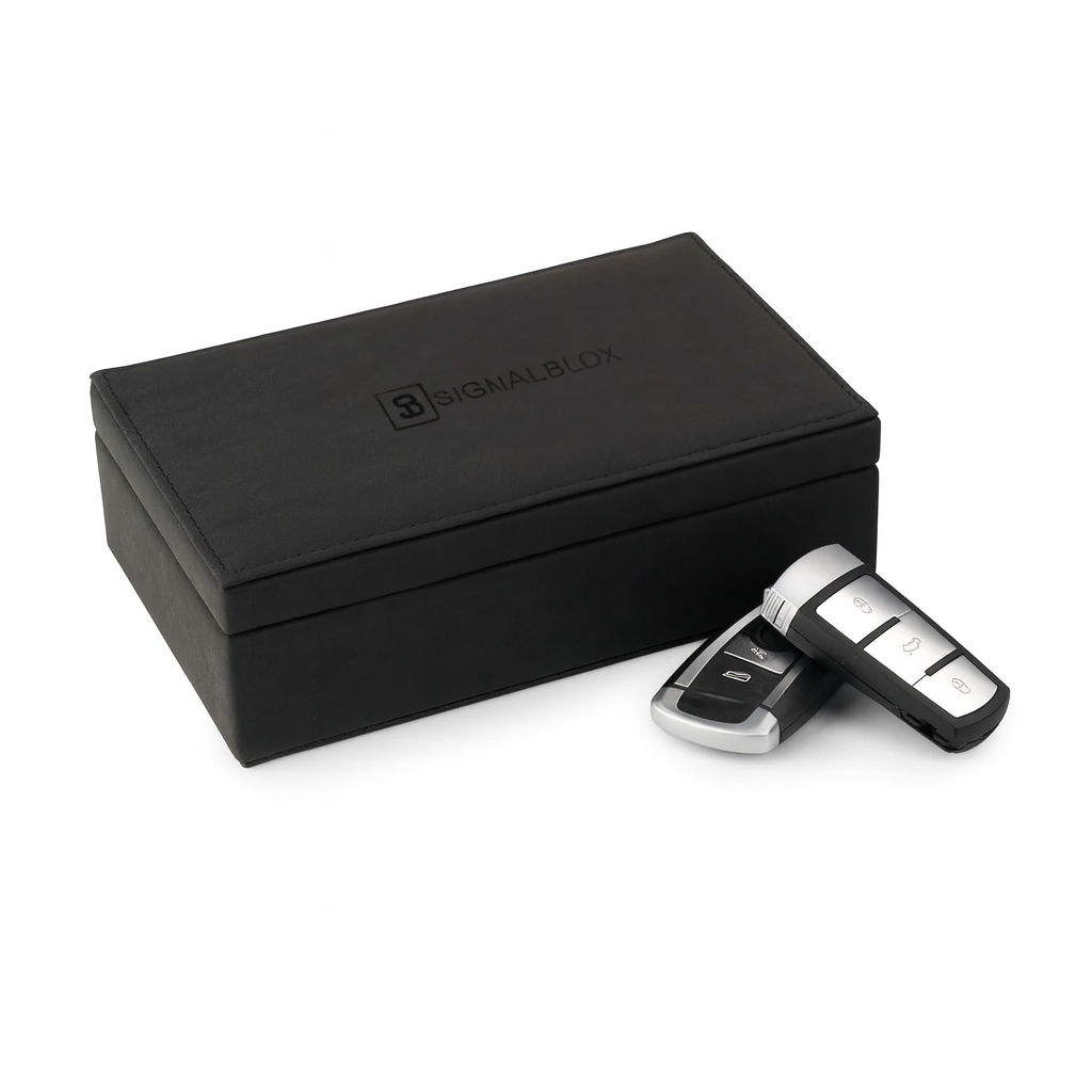 Signal Blox - Black Saffiano + RFID Protective Cases