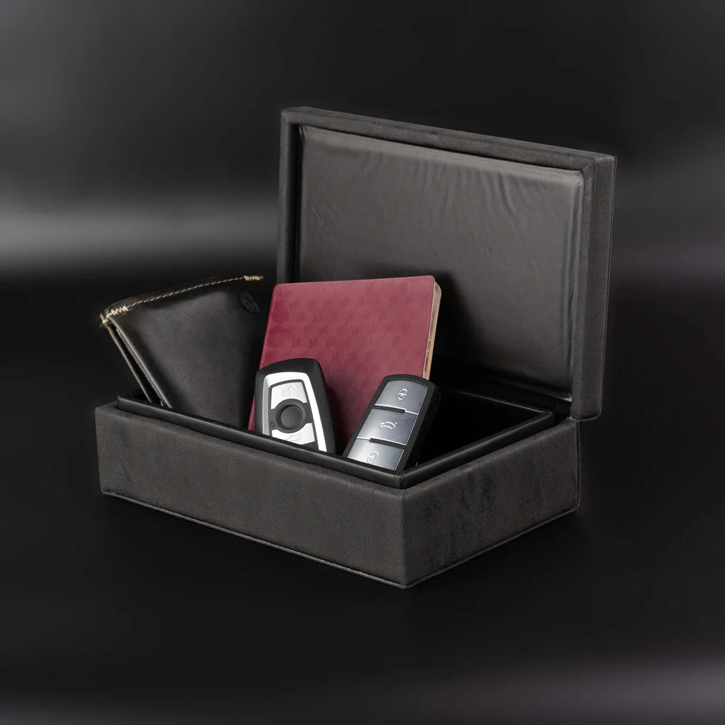 Signal Blox - Black Saffiano + RFID Protective Cases