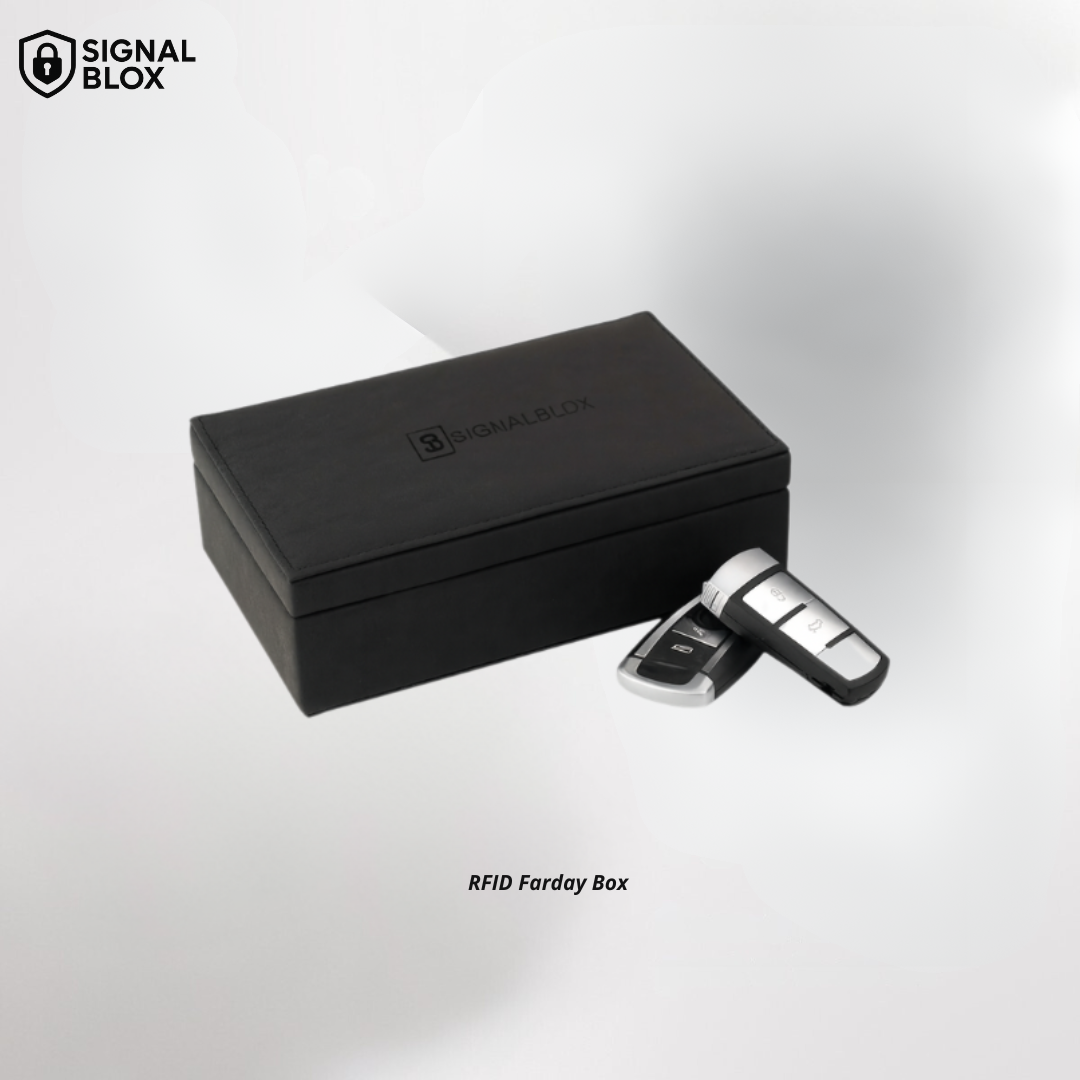 Faraday Box - Black Saffiano
